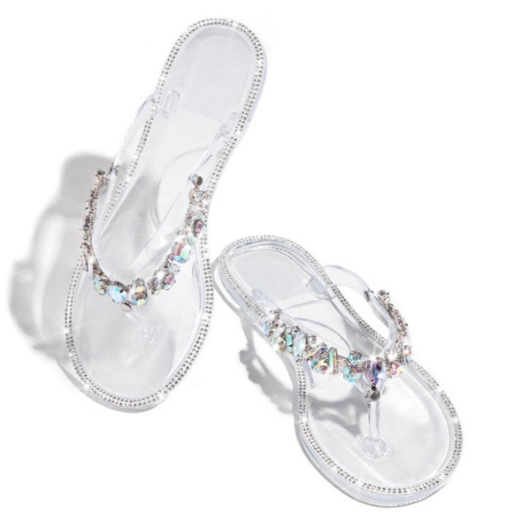 𝙇𝙖𝙨𝙩 𝙎𝙞𝙯 6 💎Diamond Rhinestone Embellished - Picture 2 of 9